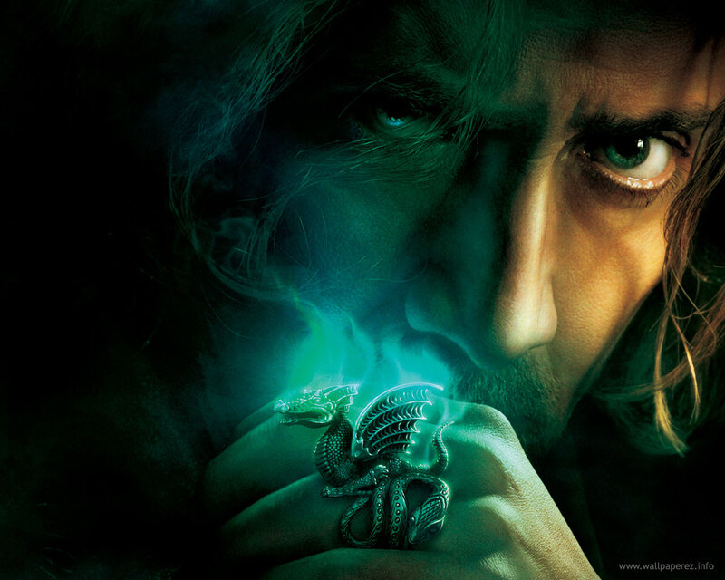 Man with Dragon Ring — Green, Dramatic
