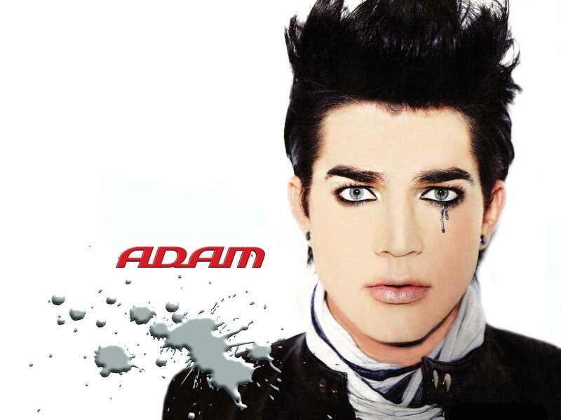 Man with Dramatic Makeup — White