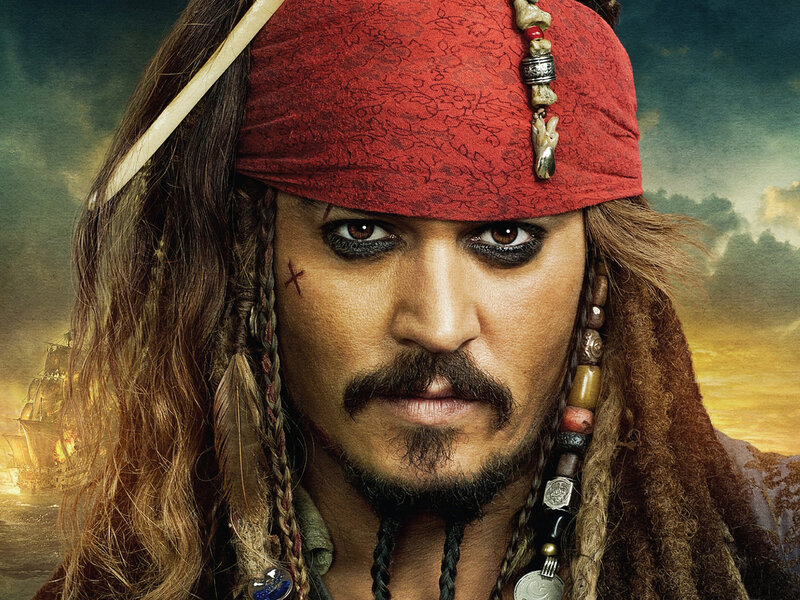 Man with Dreadlocks and Bandana — Red