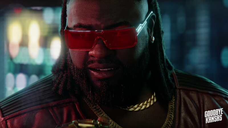 Man with Dreadlocks and Red Glasses