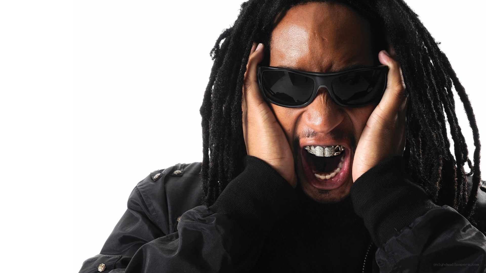 man with dreadlocks and sunglasses