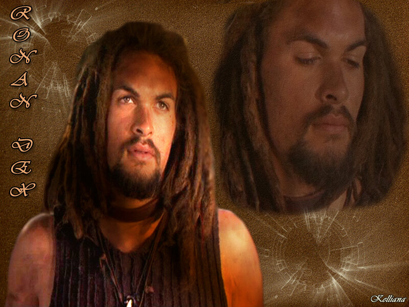 Man with Dreadlocks — Brown, Dramatic