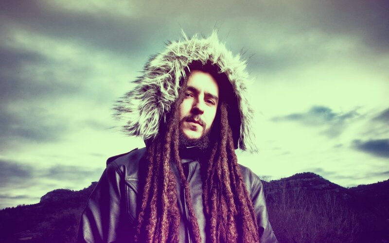 Man with Dreadlocks — Purple