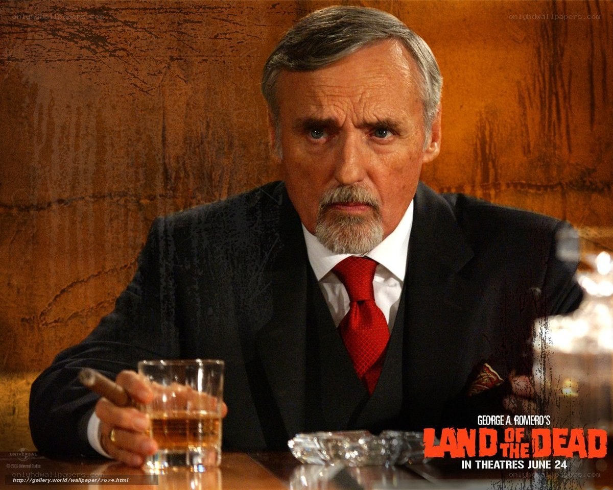 Man with drink and cigar