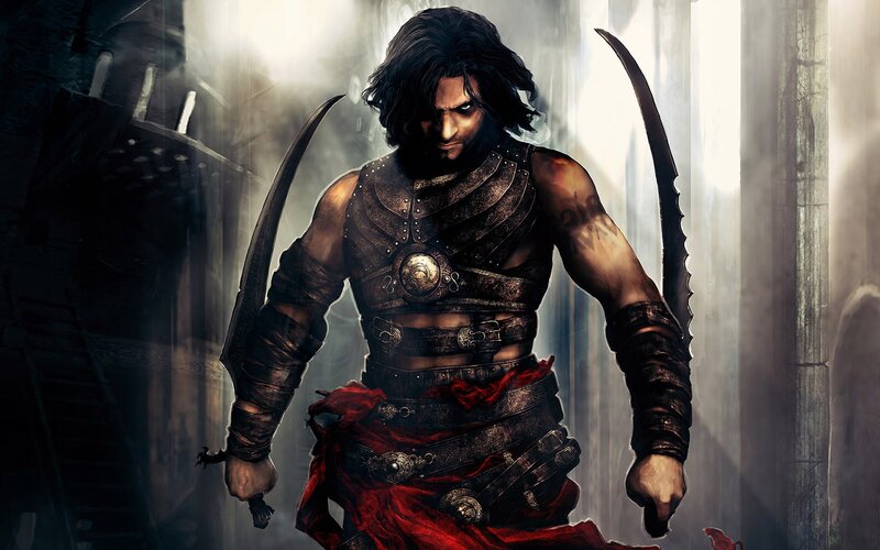 Man with Dual Blades — Black