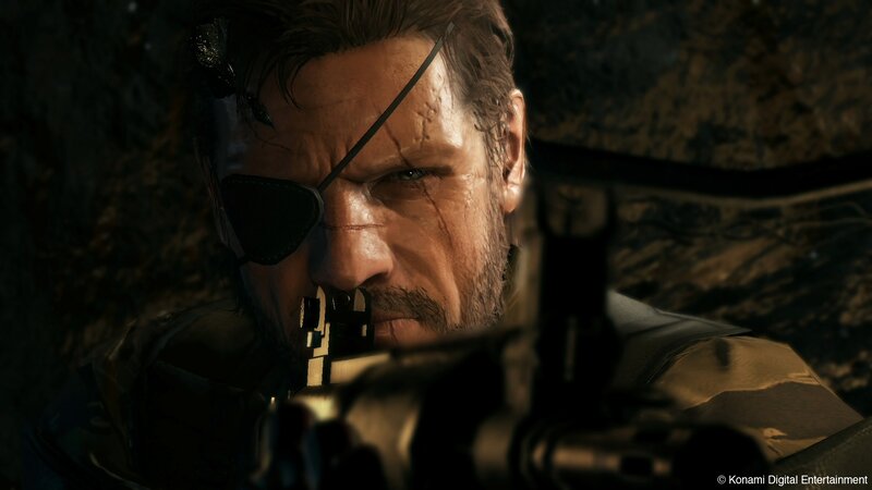 Man with Eyepatch Aiming Gun