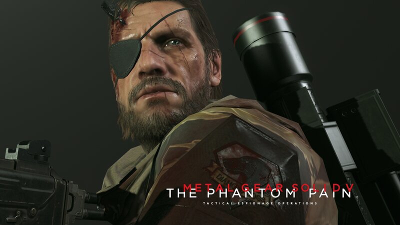 Man with Eyepatch and Rifle — Brown, Serious