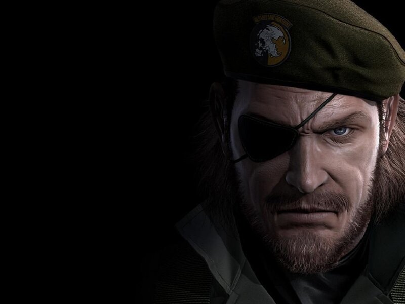 Man with Eyepatch — Black, 3d Render