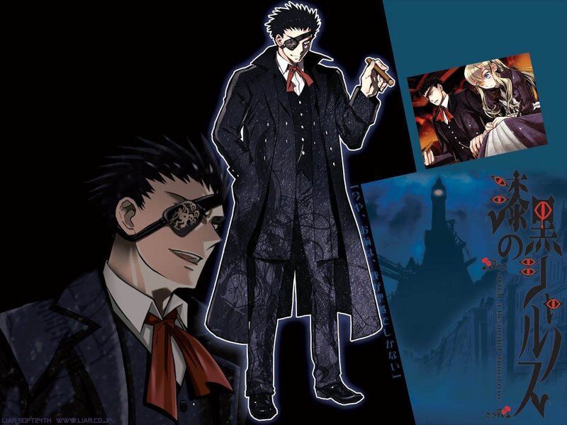 Man with Eyepatch — Black, Dramatic, Night