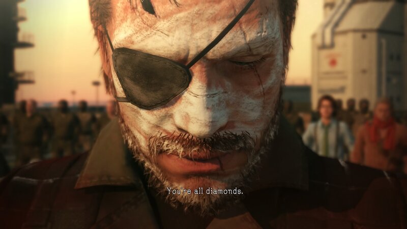 Man with Eyepatch — Brown, Dramatic, Sunset