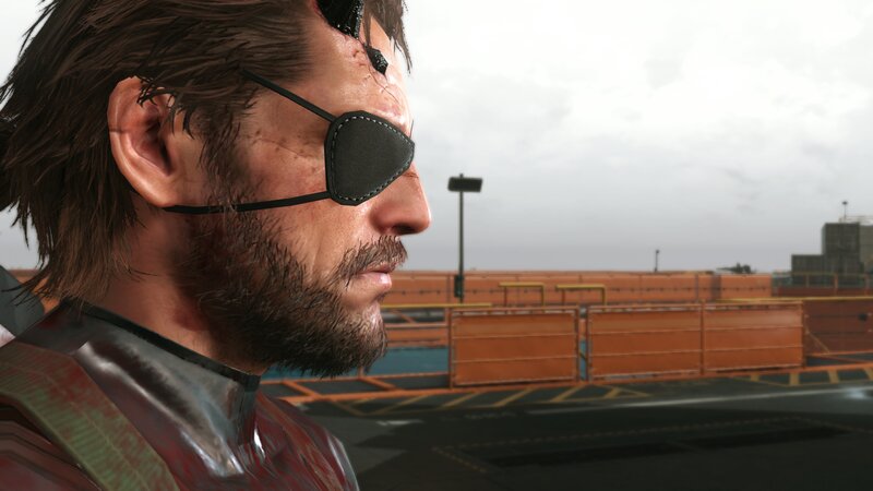 Man with Eyepatch — Brown, Serious, 3d Render