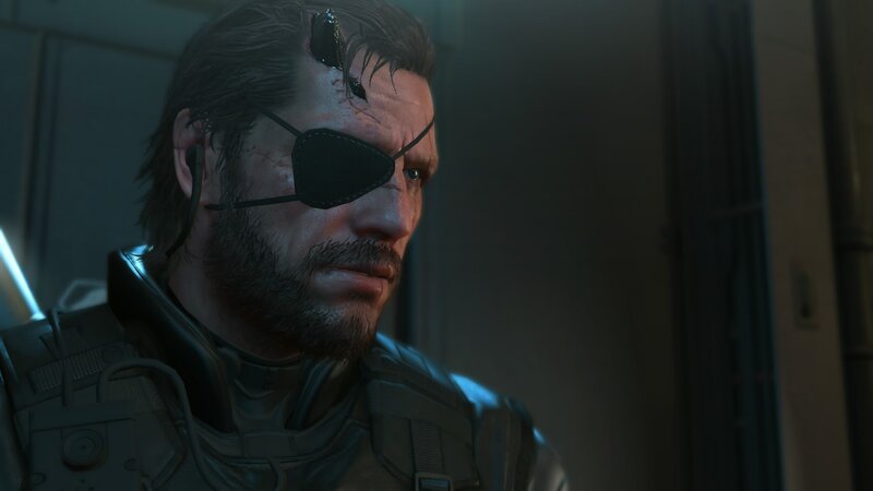 Man with Eyepatch — Gray, Serious