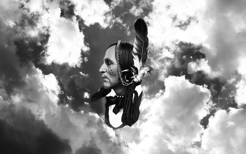 Man with Feather Headdress