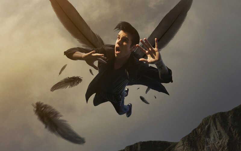 Man with Feather Wings