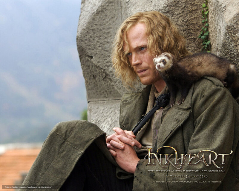 Man with Ferret on Shoulder