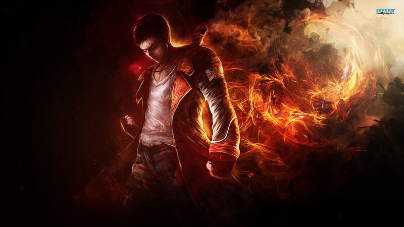 Man with Fiery Energy