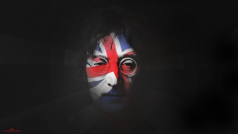 Man with Flag-painted Face — Black
