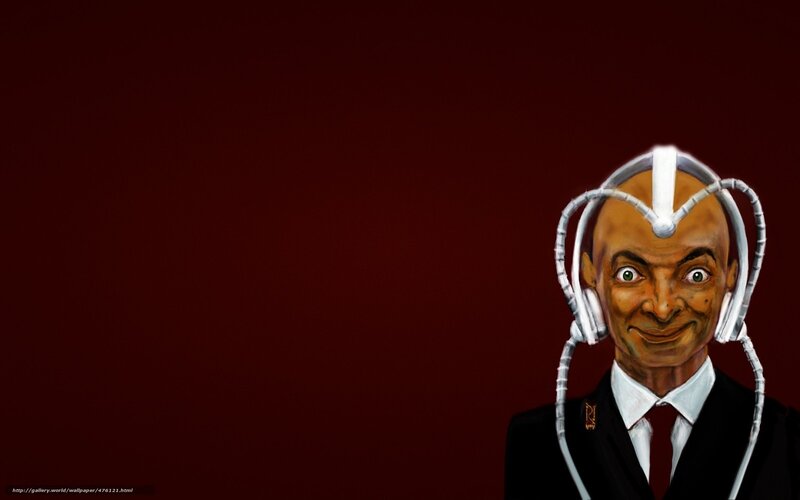 man with futuristic headset