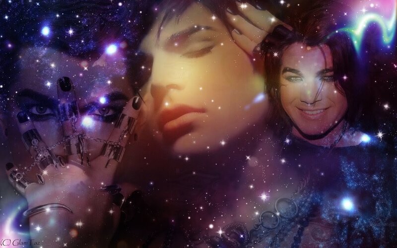 Man with Galaxy Background