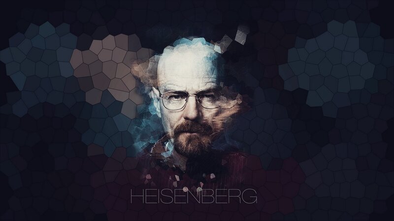 Man with Glasses and Beard — Black, Dramatic, Digital Art, Text