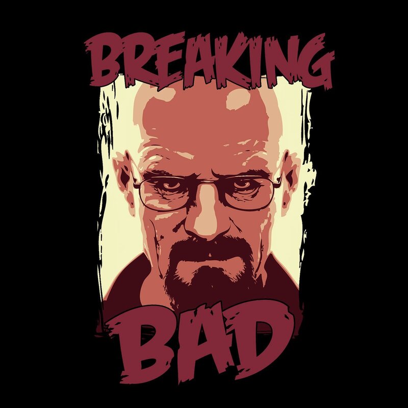 Man with Glasses and Beard — Black, Dramatic, Illustration, Text
