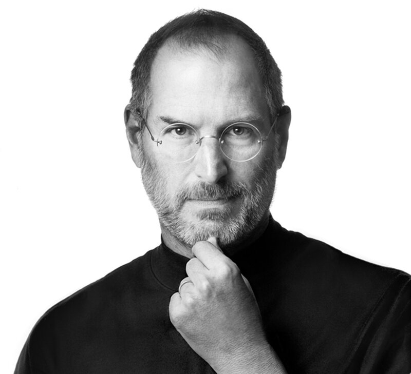 Man with Glasses and Beard — Black, Serious
