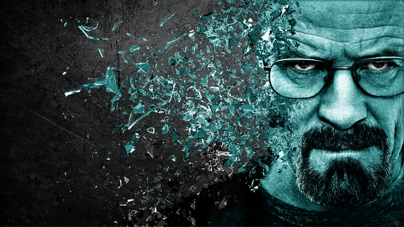 Man with Glasses and Beard — Teal