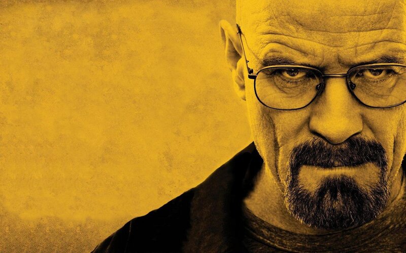 Man with Glasses and Beard — Yellow, Serious, Photograph, T-shirt