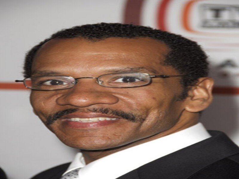 Man with Glasses and Mustache — Black
