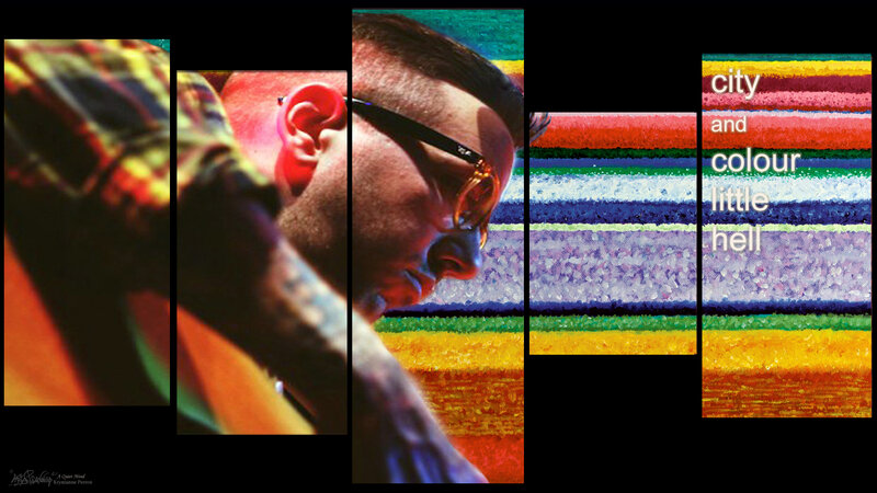 Man with Glasses and Tattoos — Red