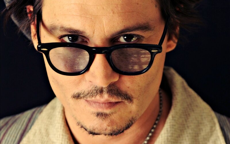 Man with Glasses — Black, Serious, Photograph, Mustache