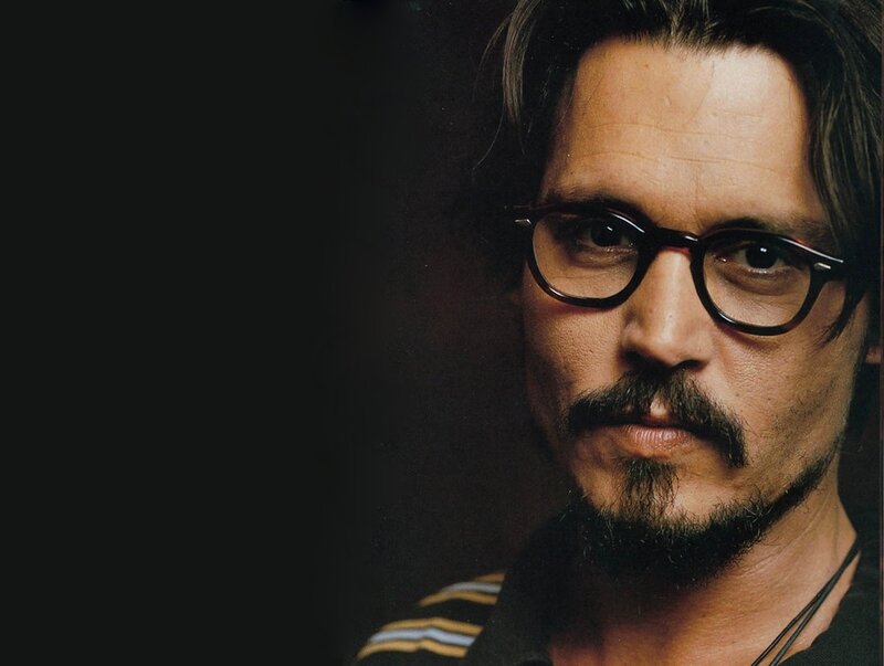 Man with Glasses — Black, Serious, Photograph