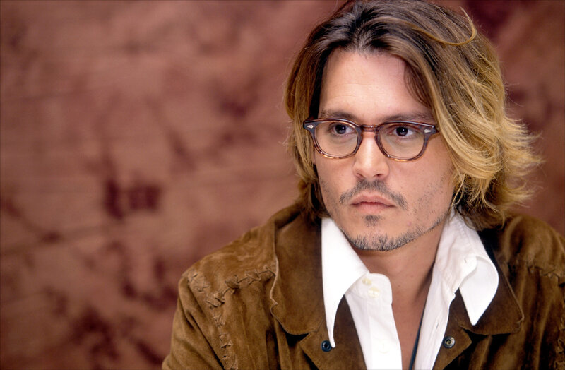 Man with Glasses — Brown, Serious