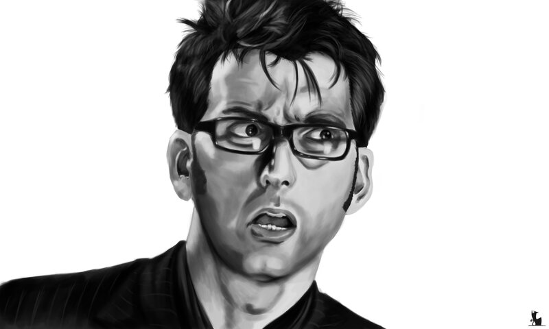 man with glasses expression