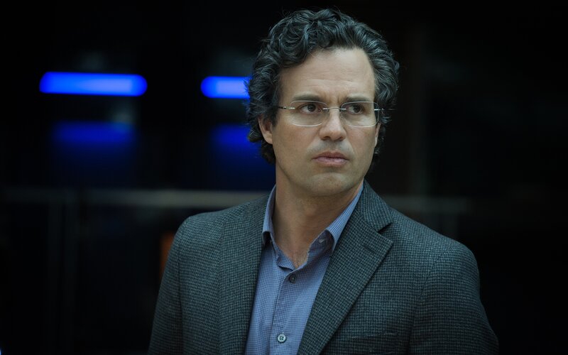 Man with Glasses in Suit