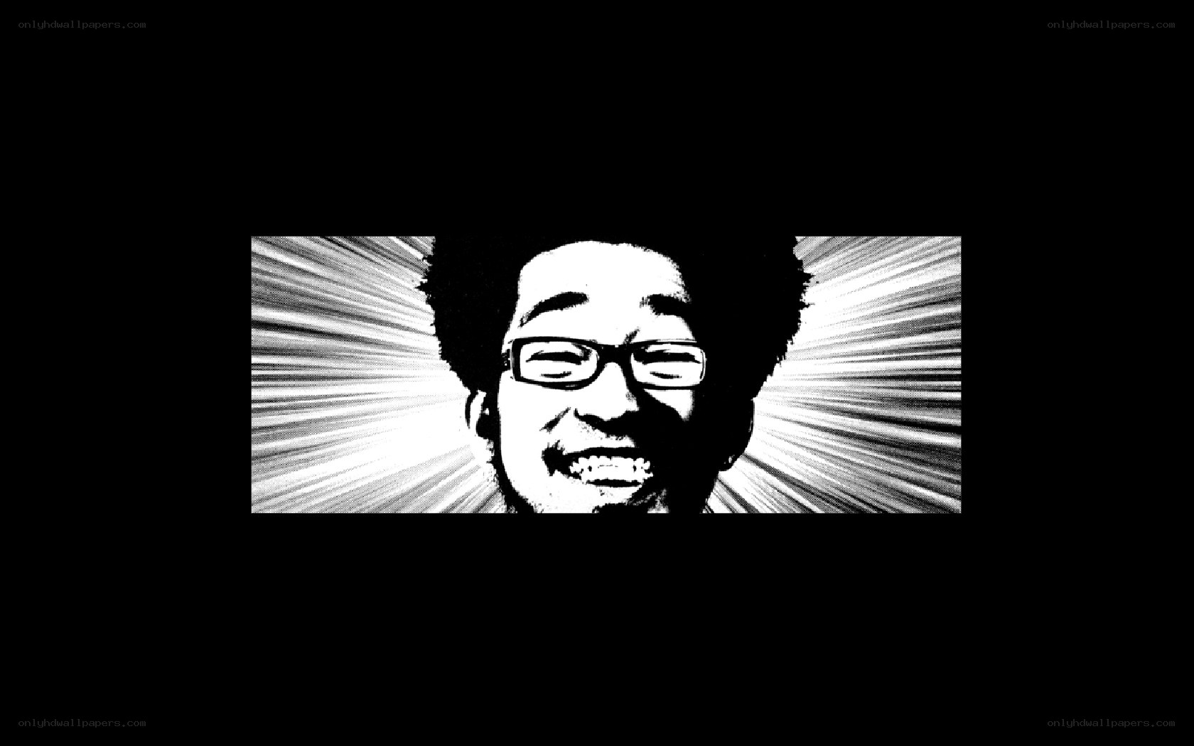 man with glasses smiling