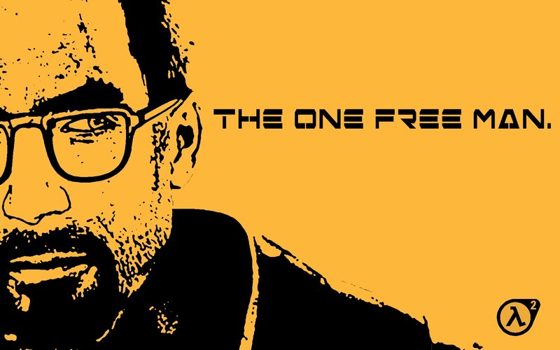 Man with Glasses — Yellow, Dramatic, Illustration