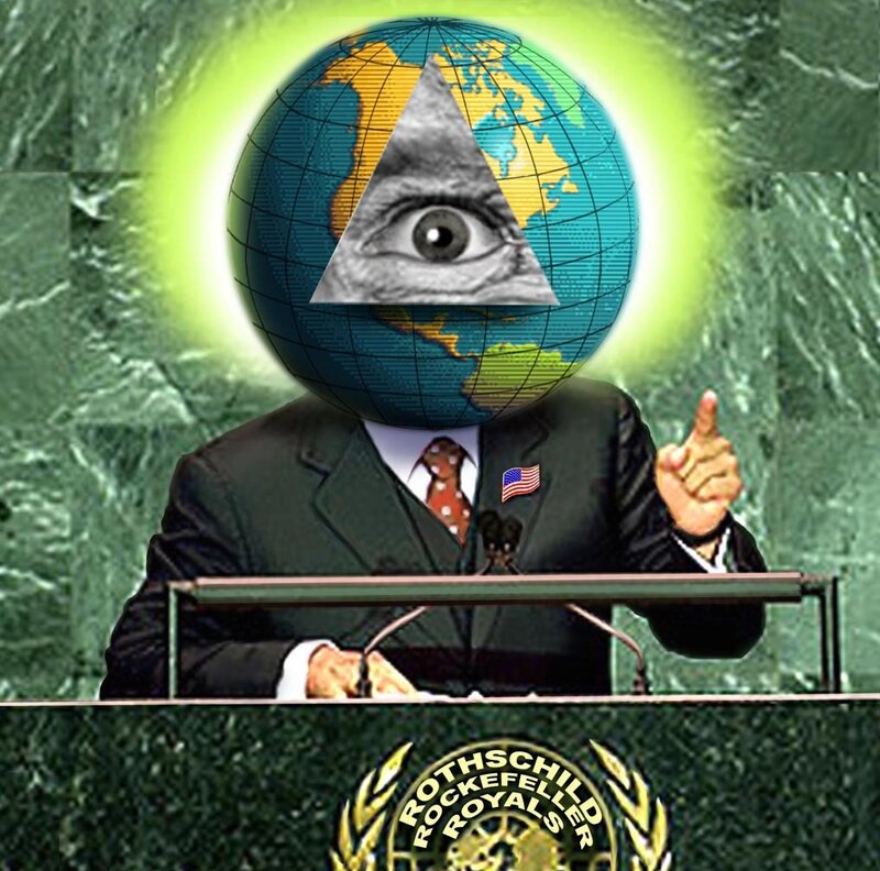 Man with Globe Head