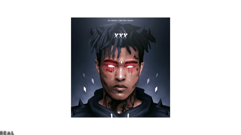 Man with Glowing Eyes — Black, Dark, Digital Art