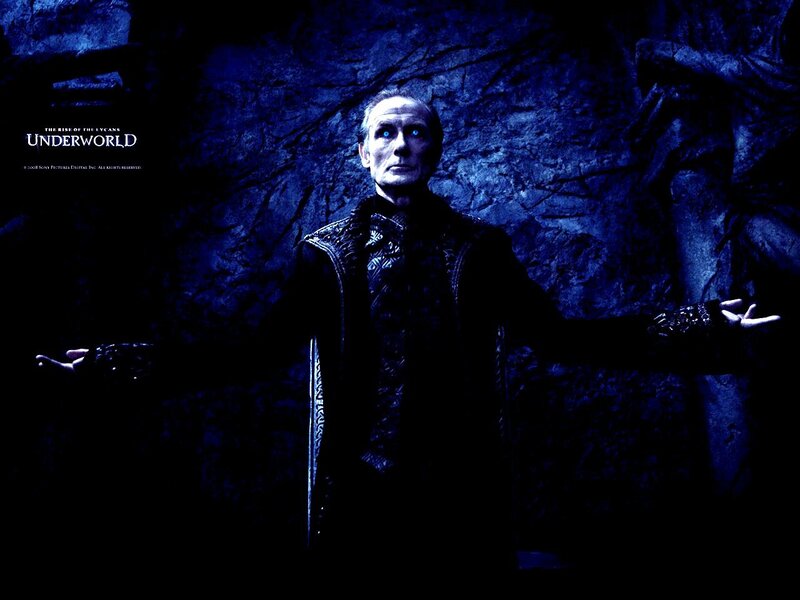 Man with Glowing Eyes — Blue, Dramatic, Night, Photograph