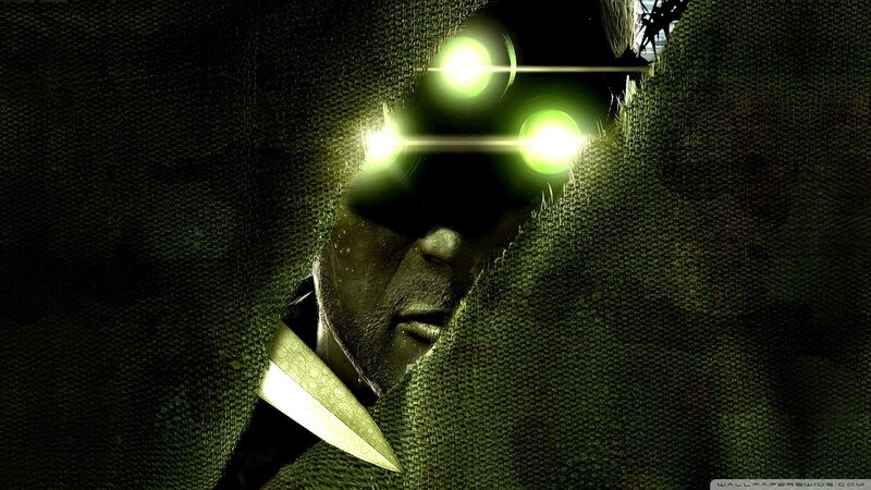 Man with Glowing Eyes — Green, Dark, Tense