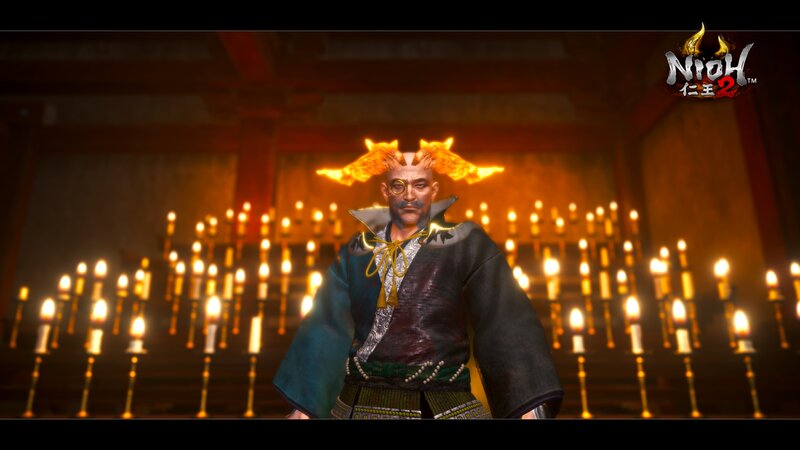 Man with Glowing Horns — Black
