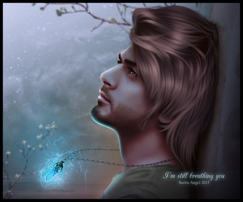 Man with Glowing Pendant