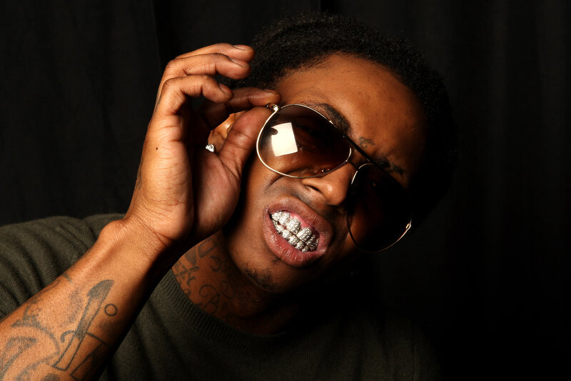 Man with Gold Grillz