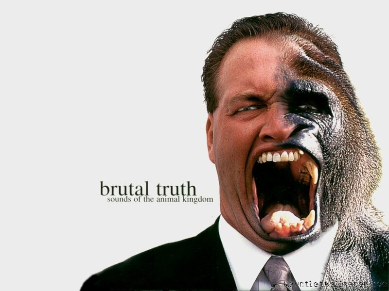 Man with Gorilla Face