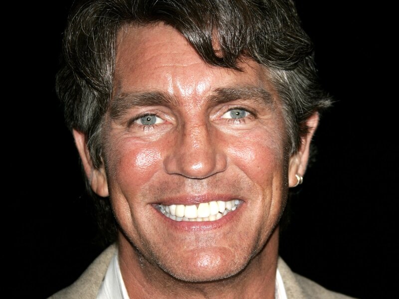 Man with Gray Hair — Black, Happy