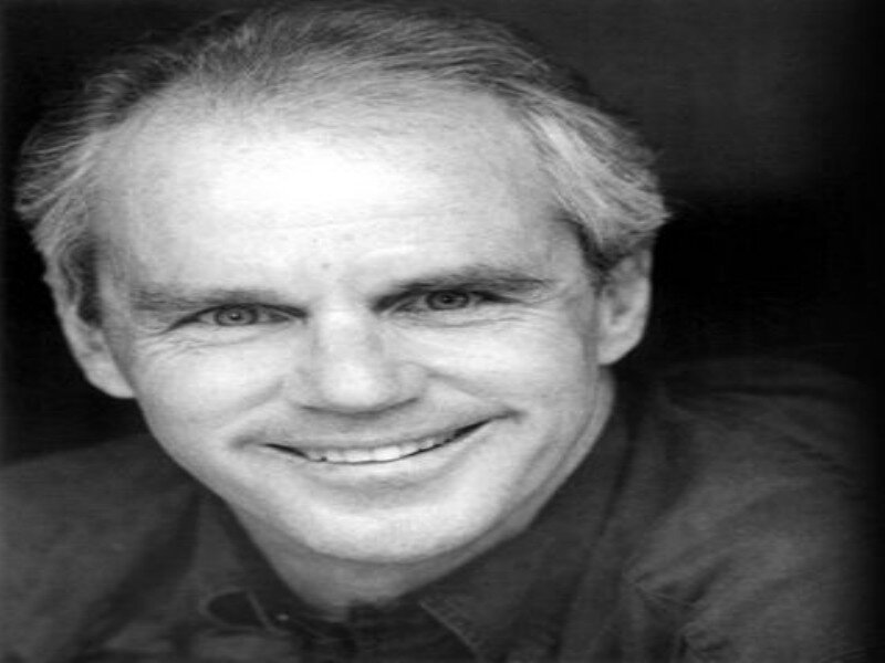 Man with Gray Hair — Black, Neutral, Photograph