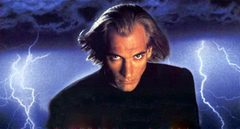 Man with Gray Hair — Blue, Dramatic