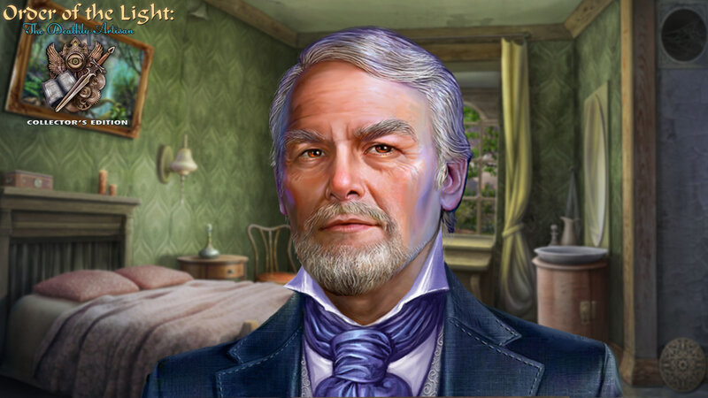 Man with Gray Hair — Green