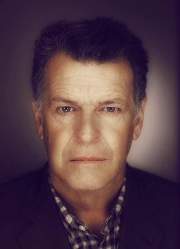 Man with Graying Hair — Purple